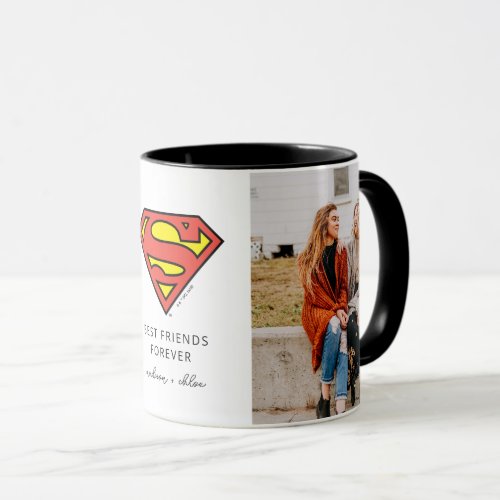 Superman S_Shield Best Friends Photo Mug