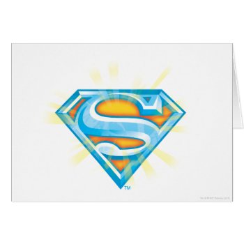 Superman S-shield | Blue And Orange Logo by superman at Zazzle