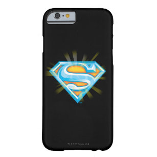 Superman S-Shield   Blue and Orange Logo Barely There iPhone 6 Case