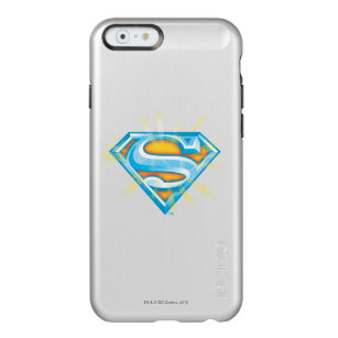 Superman S-Shield   Blue and Orange Logo Incipio Feather Shine iPhone 6 Case
