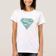 Superman S-shield | Blue And Orange Logo T-shirt at Zazzle