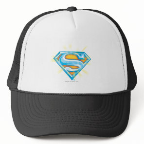 Superman S-Shield | Blue and Orange Logo Trucker Hat