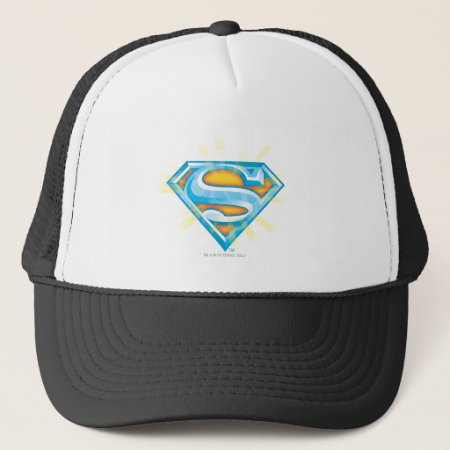 Superman S-shield | Blue And Orange Logo Trucker Hat
