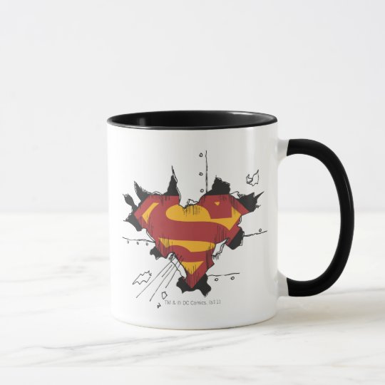 Superman S-Shield | Broken Metal Logo Mug