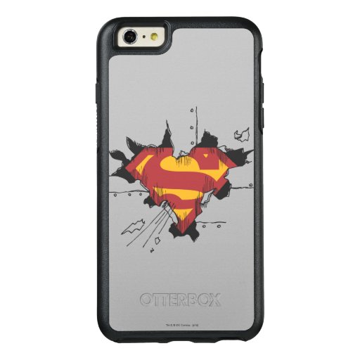 Superman S-Shield | Broken Metal Logo OtterBox iPhone 6/6s Plus Case