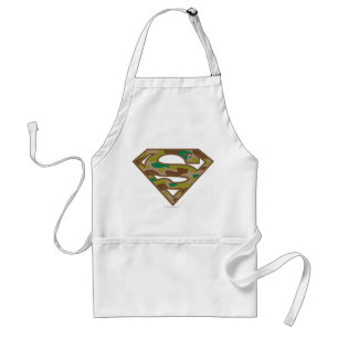 Superman S-Shield   Camouflage Logo Adult Apron