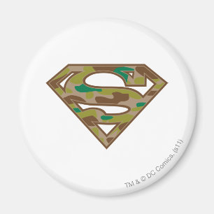 Superman S-Shield   Camouflage Logo Magnet