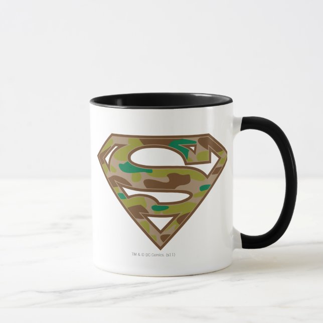 Superman S-Shield | Camouflage Logo Mug (Right)