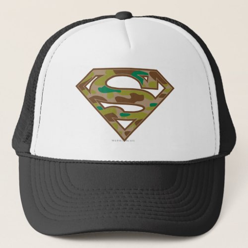 Superman S_Shield  Camouflage Logo Trucker Hat