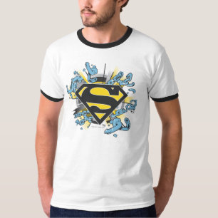 Superman S-Shield   Chains Logo T-Shirt