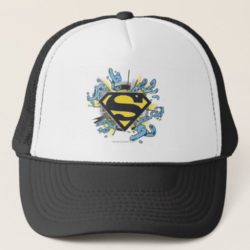 Superman S_Shield  Chains Logo Trucker Hat