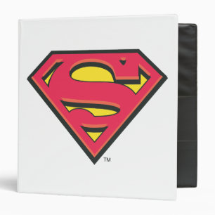 Superman S-Shield Classic Logo 3 Ring Binder
