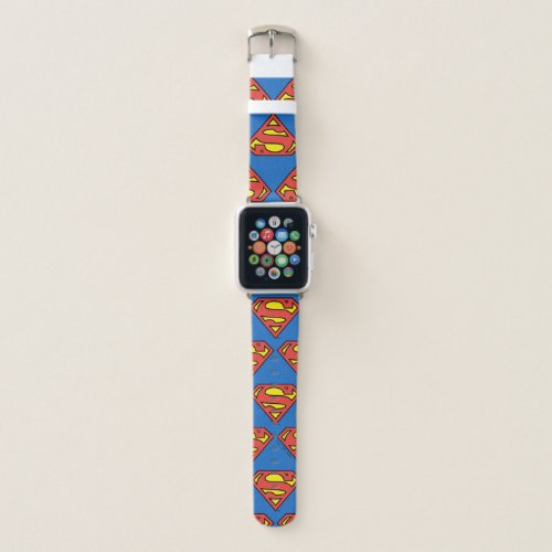 Superman S_Shield  Classic Logo Apple Watch Band
