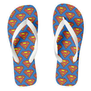 Superman S-Shield Classic Logo Flip Flops