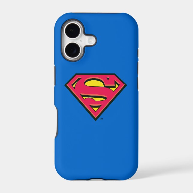 Superman S-Shield | Classic Logo Iphone Case (Back)