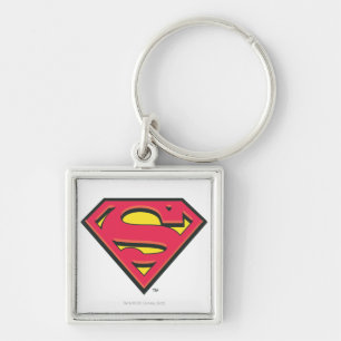 Superman S-Shield Classic Logo Keychain