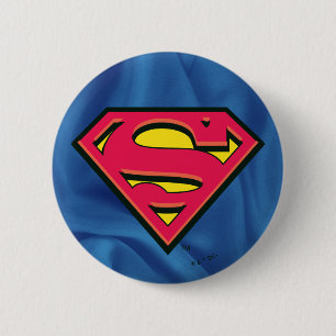 Superman S-Shield   Classic Logo Pinback Button