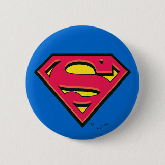 Superman S-Shield | Classic Logo Pinback Button