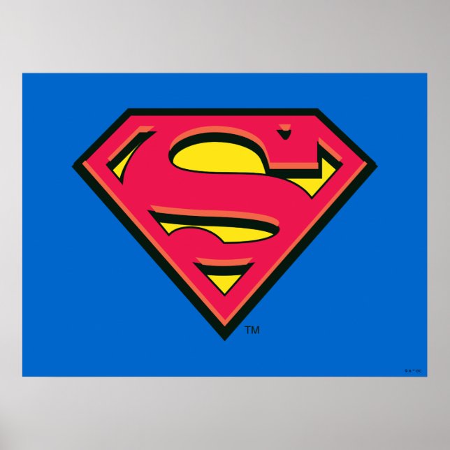 Superman S-Shield | Classic Logo Poster (Front)