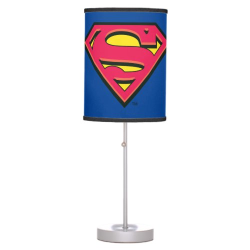 Superman S_Shield  Classic Logo Table Lamp