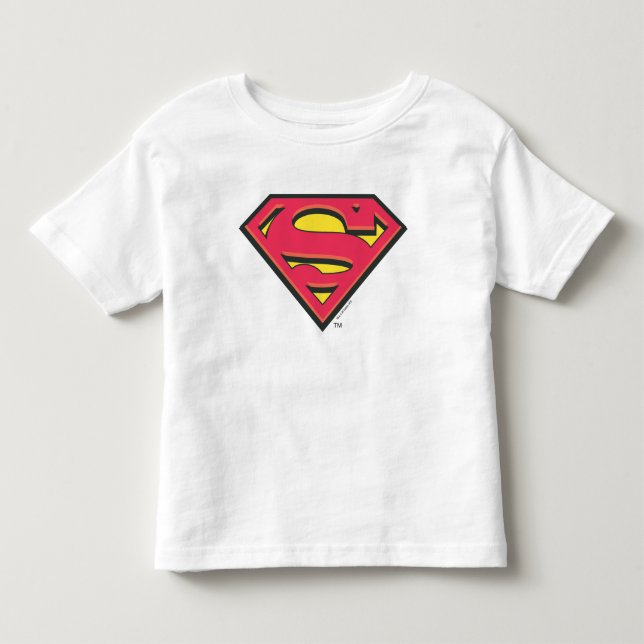 Superman S-Shield | Classic Logo Toddler T-shirt (Front)