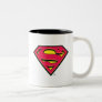 Superman S-Shield | Classic Logo Two-Tone Coffee Mug