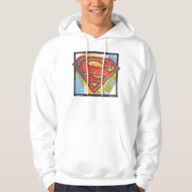 Superman S-Shield | Colored Logo Hoodie (Front)