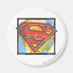 Superman S-Shield   Colored Logo Magnet