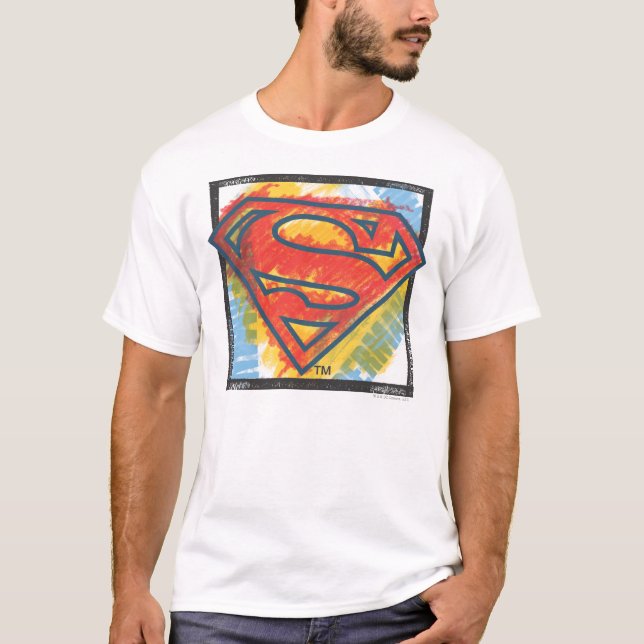Superman S-Shield | Colored Logo T-Shirt (Front)