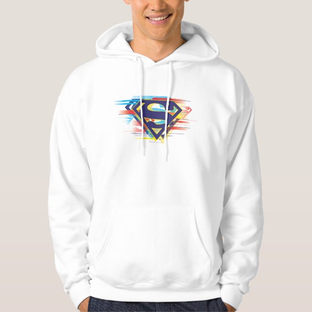 Superman S-Shield | Colorful Logo Hoodie (Front)