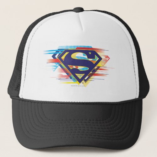 Superman S_Shield  Colorful Logo Trucker Hat