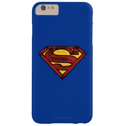 Superman S_Shield  Darkened Red Logo Barely There iPhone 6 Plus Case