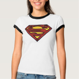 Superman S-Shield | Darkened Red Logo T-Shirt