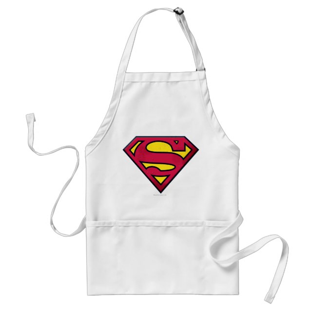 Superman S-Shield | Dirt Logo Adult Apron (Front)
