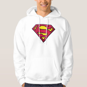Superman S-Shield   Dirt Logo Hoodie