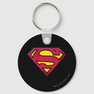 Superman S-Shield Dirt Logo Keychain