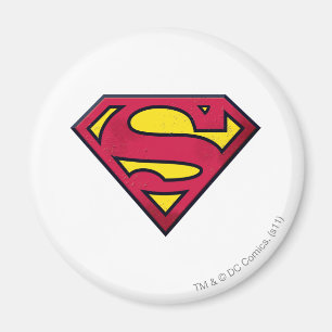 Superman S-Shield   Dirt Logo Magnet