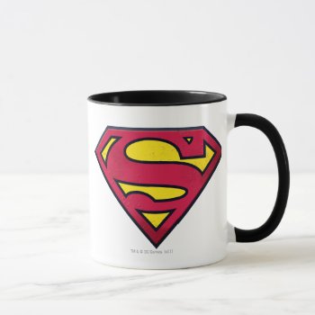 Superman S-shield | Dirt Logo Mug by superman at Zazzle