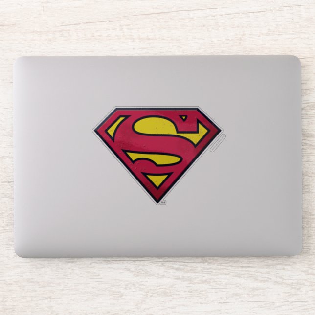 Superman S-Shield | Dirt Logo Sticker (Computer)