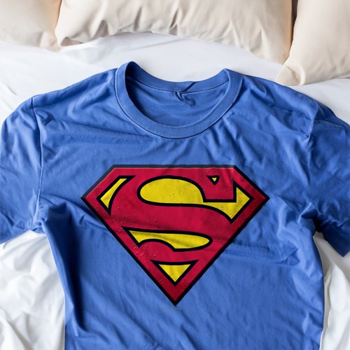 Superman S_Shield  Dirt Logo T_Shirt