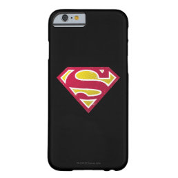 Superman S-Shield | Distressed Dots Logo Barely There iPhone 6 Case