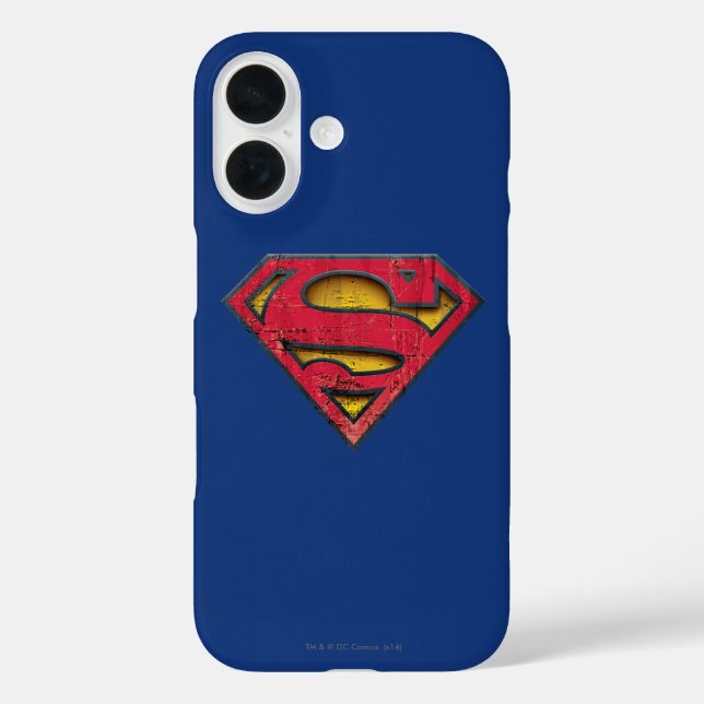 Superman S-Shield | Distressed Logo Case-Mate iPhone Case (Back)