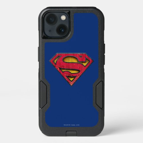 Superman S_Shield  Distressed Logo iPhone 13 Case