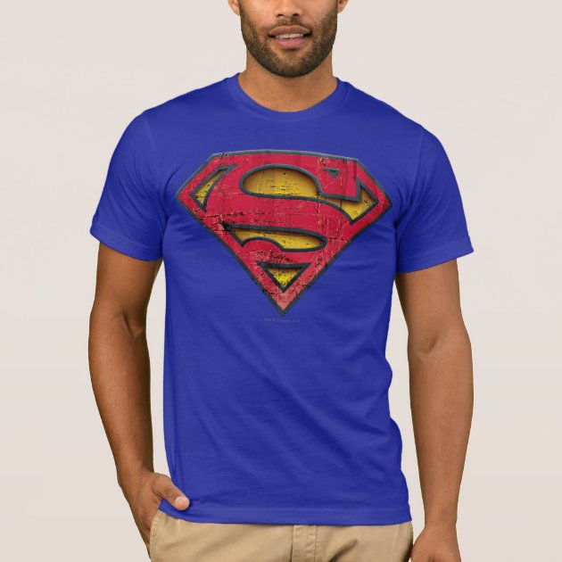 distressed superman shirt