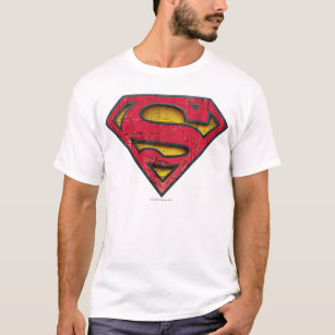 Superman S-Shield   Distressed Logo T-Shirt