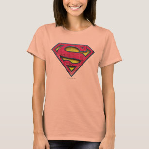Superman S-Shield   Distressed Logo T-Shirt