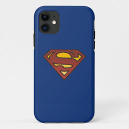 Superman S-Shield | Faded Dots Logo iPhone 11 Case