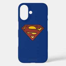 Superman S-Shield | Faded Dots Logo iPhone 16 Case