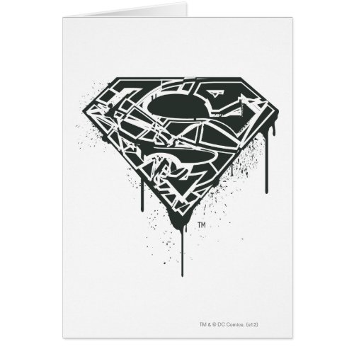 Superman S_Shield  Fragmented Splatter Logo