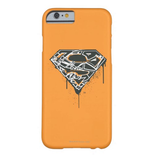 Superman S_Shield  Fragmented Splatter Logo Barely There iPhone 6 Case